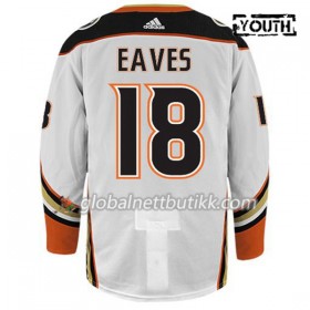 Anaheim Ducks Hockeydrakt PATRICK EAVES 18 Hvit Adidas Authentic - Barn